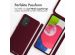 iMoshion Silikonhülle mit Band für das Samsung Galaxy A52(s) (5G/4G) - Dunkelrot