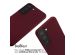 iMoshion Silikonhülle mit Band für das Samsung Galaxy S22 - Dunkelrot