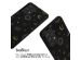 iMoshion Silikonhülle design mit Band für das Samsung Galaxy A33 - Sky Black