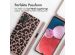 iMoshion Silikonhülle design mit Band für das Samsung Galaxy A13 (4G) - Animal Pink