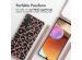 iMoshion Silikonhülle design mit Band für das Samsung Galaxy A32 (4G) - Animal Pink