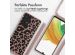 iMoshion Silikonhülle design mit Band für das Samsung Galaxy A33 - Animal Pink
