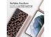 iMoshion Silikonhülle design mit Band für das Samsung Galaxy S21 - Animal Pink