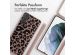 iMoshion Silikonhülle design mit Band für das Samsung Galaxy S21 Plus - Animal Pink