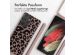 iMoshion Silikonhülle design mit Band für das Samsung Galaxy S21 Ultra - Animal Pink
