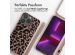 iMoshion Silikonhülle design mit Band für das iPhone 13 Pro - Animal Pink