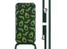 iMoshion Silikonhülle design mit Band für das iPhone SE (2022 / 2020) / 8 / 7 - Avocado Green