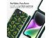 iMoshion Silikonhülle design mit Band für das iPhone 14 - Avocado Green