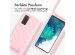 iMoshion Silikonhülle design mit Band für das Samsung Galaxy S20 FE - Retro Pink