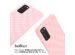 iMoshion Silikonhülle design mit Band für das Samsung Galaxy S10 - Retro Pink