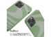 iMoshion Silikonhülle design mit Band für das iPhone 12 (Pro) - Retro Green