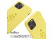 iMoshion Silikonhülle design mit Band für das iPhone 12 (Pro) - Flower Yellow