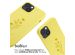 iMoshion Silikonhülle design mit Band für das iPhone 14 - Flower Yellow