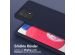 Selencia Silikonhülle mit abnehmbarem Band für das Samsung Galaxy A53 - Dunkelblau