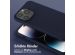 Selencia Silikonhülle mit abnehmbarem Band für das iPhone 14 Pro Max - Dunkelblau