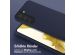 Selencia Silikonhülle mit abnehmbarem Band für das Samsung Galaxy S22 - Dunkelblau