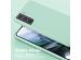 Selencia Silikonhülle mit abnehmbarem Band für das Samsung Galaxy S21 - Türkis