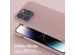 Selencia Silikonhülle mit abnehmbarem Band für das iPhone 14 Pro Max - Sand Pink
