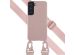 Selencia Silikonhülle mit abnehmbarem Band für das Samsung Galaxy S22 - Sand Pink