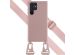 Selencia Silikonhülle mit abnehmbarem Band für das Samsung Galaxy S22 Ultra - Sand Pink