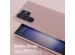 Selencia Silikonhülle mit abnehmbarem Band für das Samsung Galaxy S23 Ultra - Sand Pink