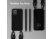 Selencia Silikonhülle mit abnehmbarem Band für das iPhone 12 (Pro) - Schwarz