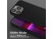 Selencia Silikonhülle mit abnehmbarem Band für das iPhone 13 Pro - Schwarz