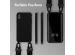 Selencia Silikonhülle mit abnehmbarem Band für das iPhone Xr - Schwarz