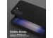 Selencia Silikonhülle mit abnehmbarem Band für das Samsung Galaxy S23 - Schwarz