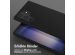 Selencia Silikonhülle mit abnehmbarem Band für das Samsung Galaxy S23 Ultra - Schwarz