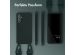 Selencia Silikonhülle mit abnehmbarem Band für das Samsung Galaxy A54 (5G) - Dunkelgrün
