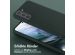 Selencia Silikonhülle mit abnehmbarem Band für das Samsung Galaxy S21 - Dunkelgrün