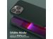 Selencia Silikonhülle mit abnehmbarem Band für das iPhone 13 - Dunkelgrün