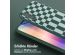 Selencia Silikonhülle design mit abnehmbarem Band für das Samsung Galaxy A54 (5G) - Irregular Check Green
