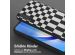 Selencia Silikonhülle design mit abnehmbarem Band für das Samsung Galaxy A34 (5G) - Irregular Check Black