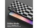 Selencia Silikonhülle design mit abnehmbarem Band für das Samsung Galaxy A54 (5G) - Irregular Check Black