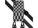 Selencia Silikonhülle design mit abnehmbarem Band für das iPhone 11 - Irregular Check Black