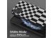 Selencia Silikonhülle design mit abnehmbarem Band für das iPhone 11 Pro - Irregular Check Black