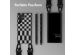 Selencia Silikonhülle design mit abnehmbarem Band für das Samsung Galaxy S22 Ultra - Irregular Check Black