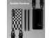 Selencia Silikonhülle design mit abnehmbarem Band für das Samsung Galaxy S23 - Irregular Check Black