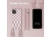 Selencia Silikonhülle design mit abnehmbarem Band für das iPhone 11 Pro - Irregular Check Sand Pink