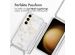 iMoshion Design Hülle mit Band für das Samsung Galaxy S23 - White Marble