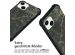 iMoshion Design Hülle mit Band für das iPhone 14 - Black Marble