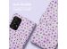 iMoshion ﻿Design Klapphülle für das Samsung Galaxy A52(s) (5G/4G) - Purple Flowers