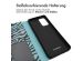 iMoshion ﻿Design Klapphülle für das Samsung Galaxy A52(s) (5G/4G) - Black Blue Stripes