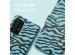 iMoshion ﻿Design Klapphülle für das Samsung Galaxy A52(s) (5G/4G) - Black Blue Stripes
