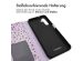 iMoshion ﻿Design Klapphülle für das Samsung Galaxy A14 (5G/4G) - Purple Flowers
