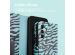 iMoshion ﻿Design Klapphülle für das Samsung Galaxy A14 (5G/4G) - Black Blue Stripes