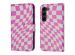 iMoshion ﻿Design Klapphülle für das Samsung Galaxy S23 - Retro Pink