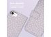 iMoshion ﻿Design Klapphülle für das iPhone SE (2022 / 2020) / 8 / 7 / 6(s) - White Daisy
